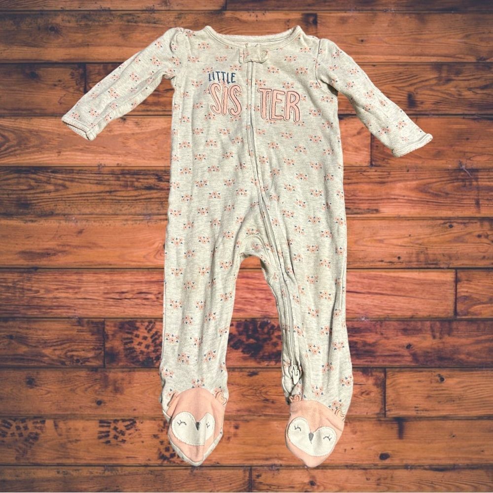 5 for $25🔥Just One You by‎ Carters Footsie Pajama Sleeper 6M Girls